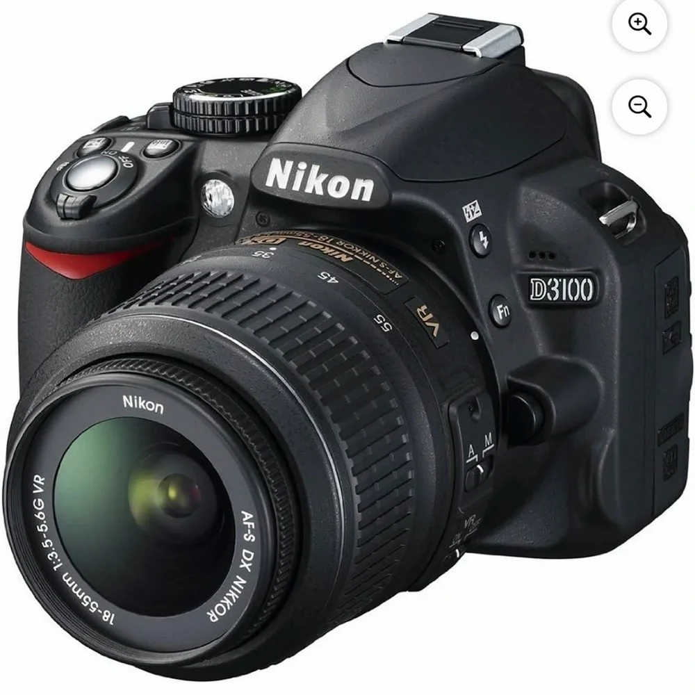 Nikon D3100 DSLR Camera with 18-55mm f/3.5-5.6 Auto Focus-S Nikkor Zoom Lens